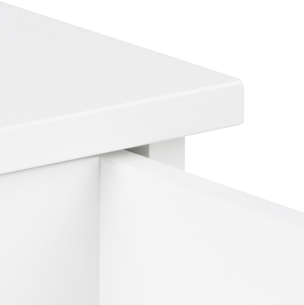 MDF Pannello di fibra a media densità MDF verniciato UVBianco-3