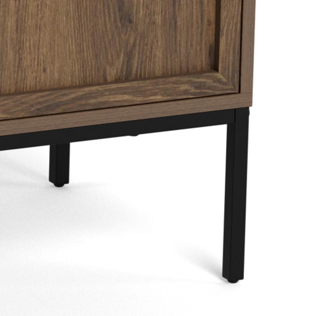 Acciaio grezzo verniciato a polvereNero opaco-6