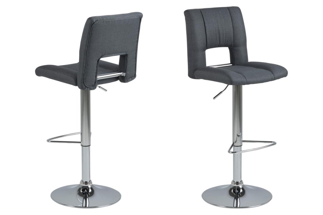 Sgabello da bar Sylvia 115 base Nero-7