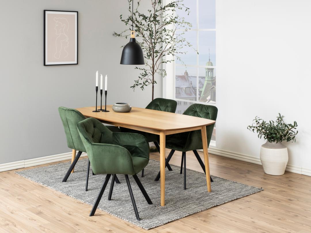 Sedia da pranzo con bracciolo Lola-3