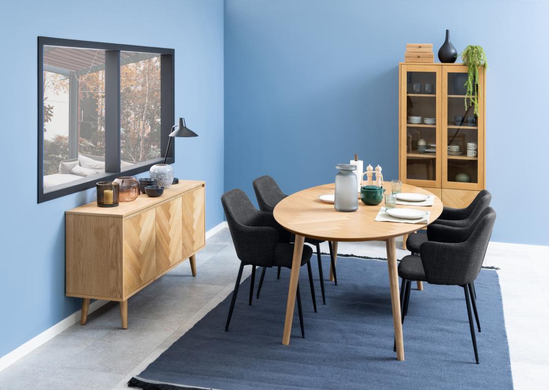 Sedia da pranzo con bracciolo Ilsa