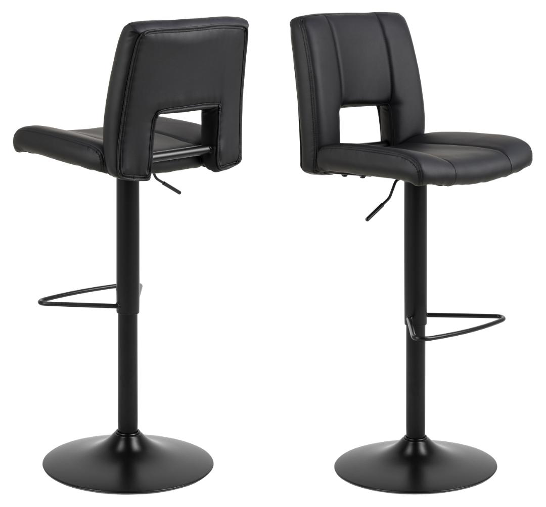 Sgabello da bar Sylvia 115 base Nero-16