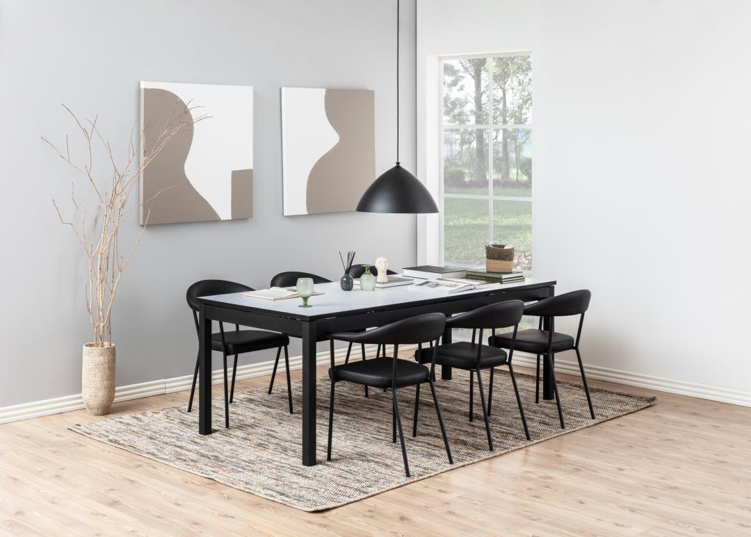 Sedia da pranzo con bracciolo Ava-4