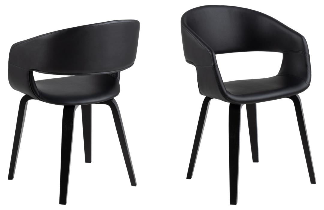 Sedia da pranzo con bracciolo Nova