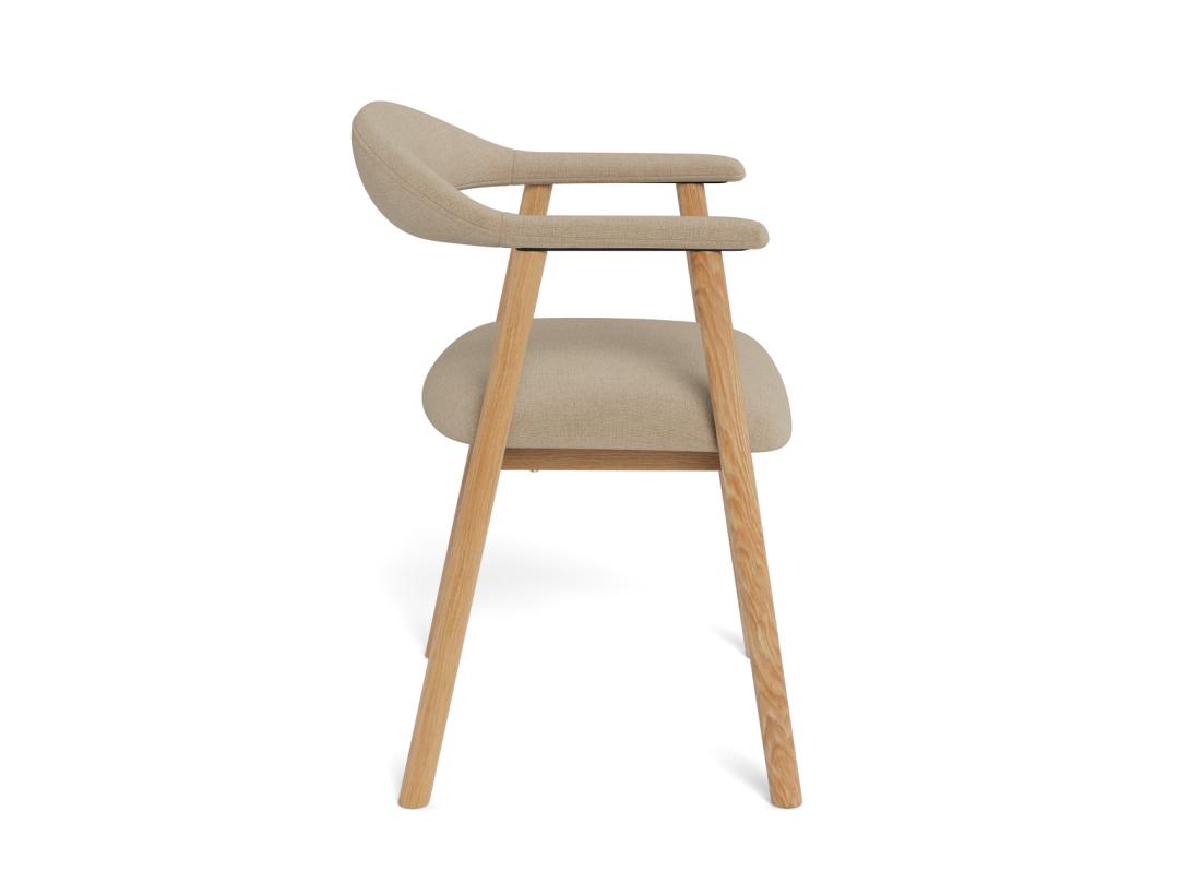 Sedia da pranzo con braccioli Addi-5