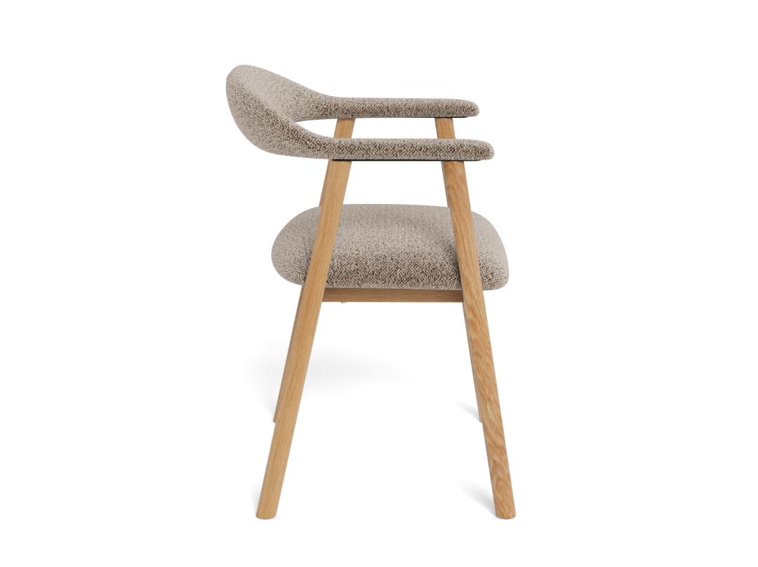 Sedia da pranzo con braccioli Addi-4