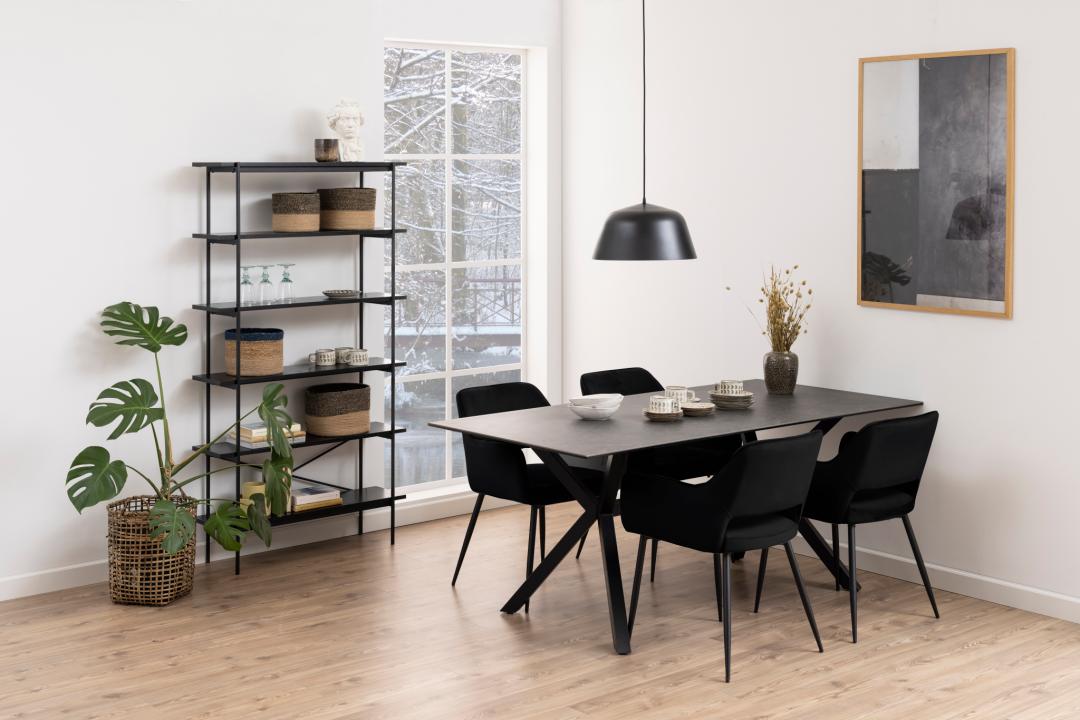 Sedia da pranzo con bracciolo Ranja