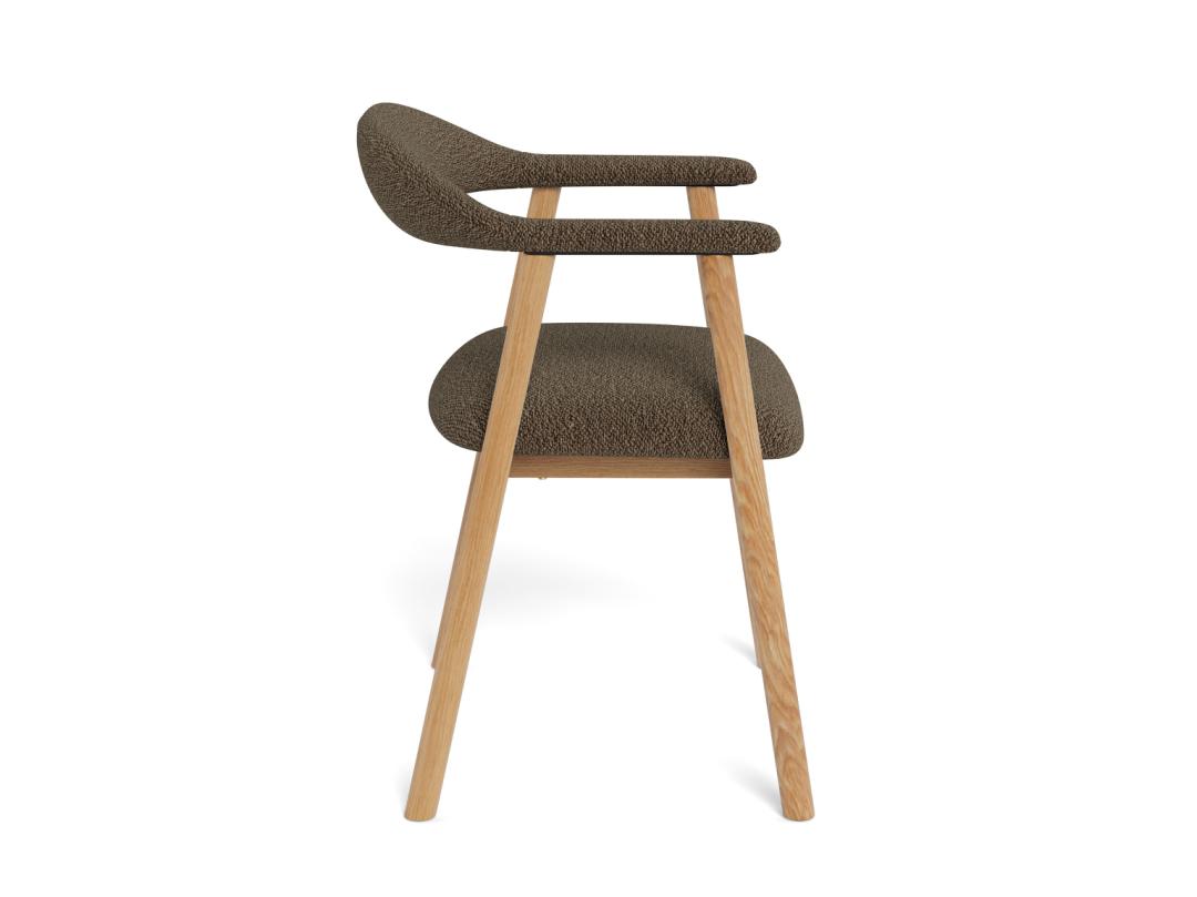 Sedia da pranzo con braccioli Addi