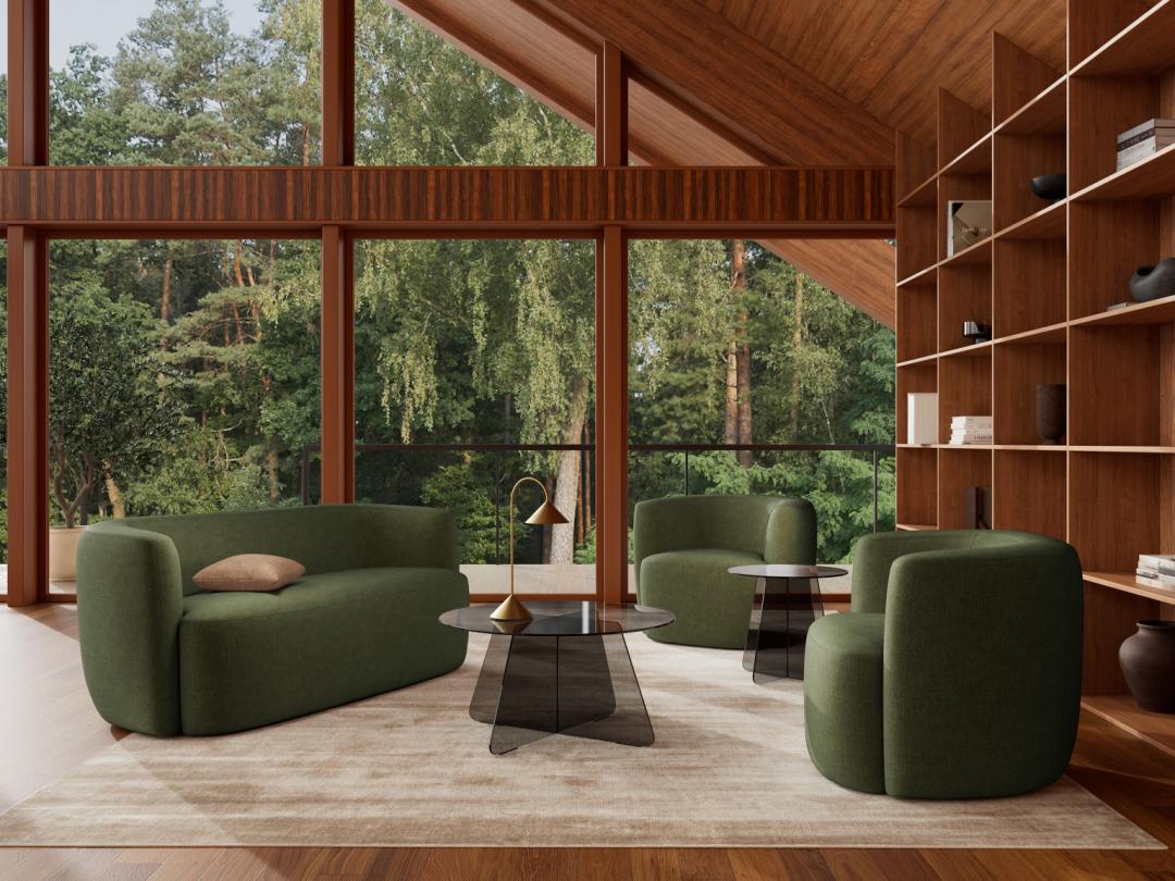 Tavolino da caffè Samos tondo 80-2