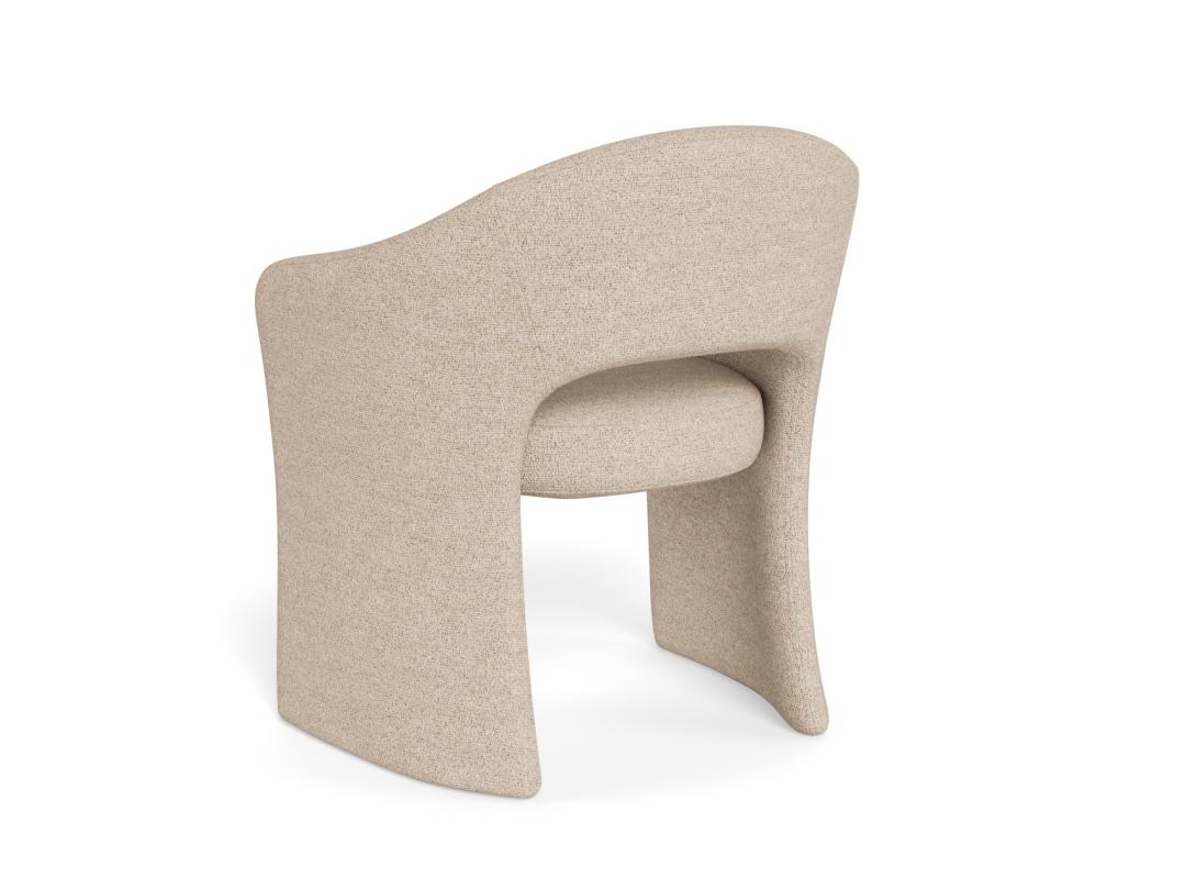 Sedia da pranzo con bracciolo Tori-2