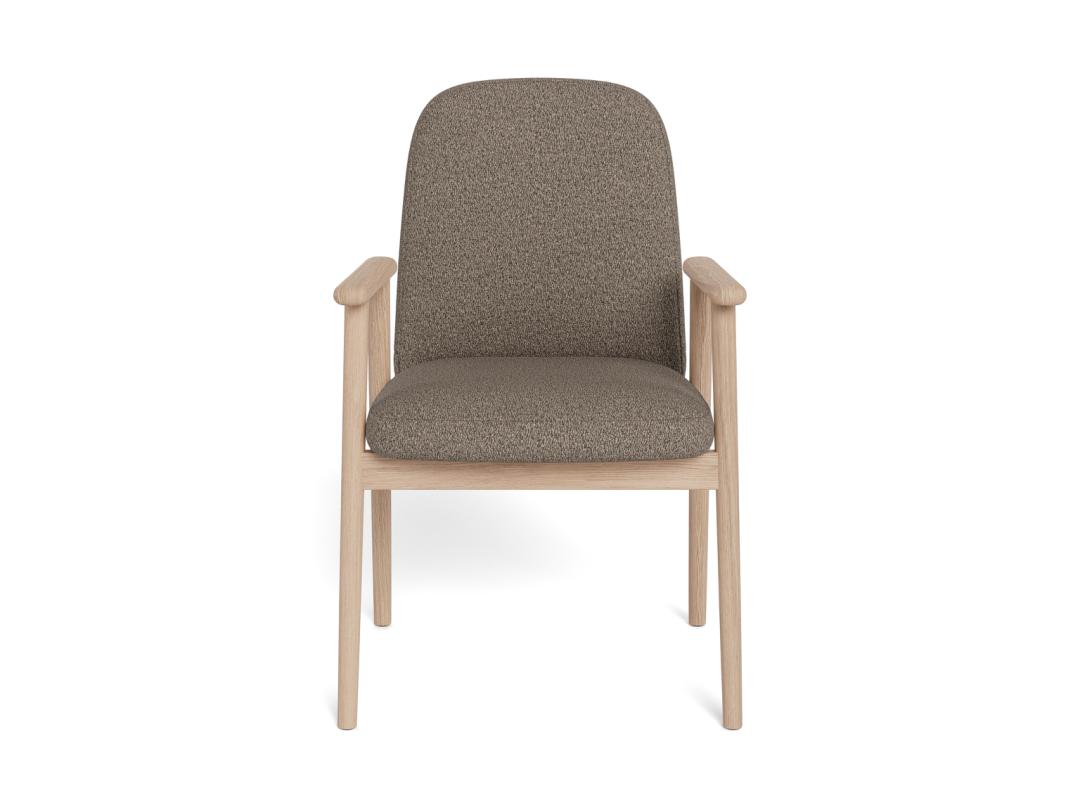 Sedia da pranzo con braccioli Calvin-3