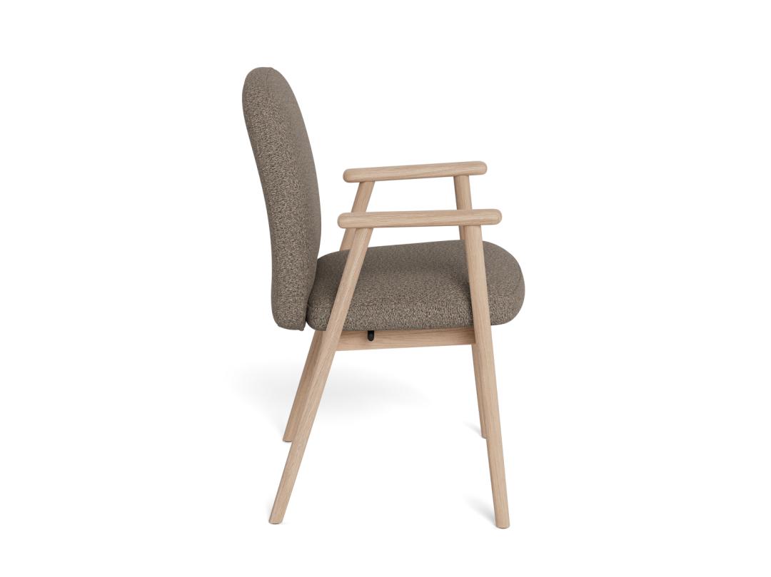 Sedia da pranzo con braccioli Calvin-4