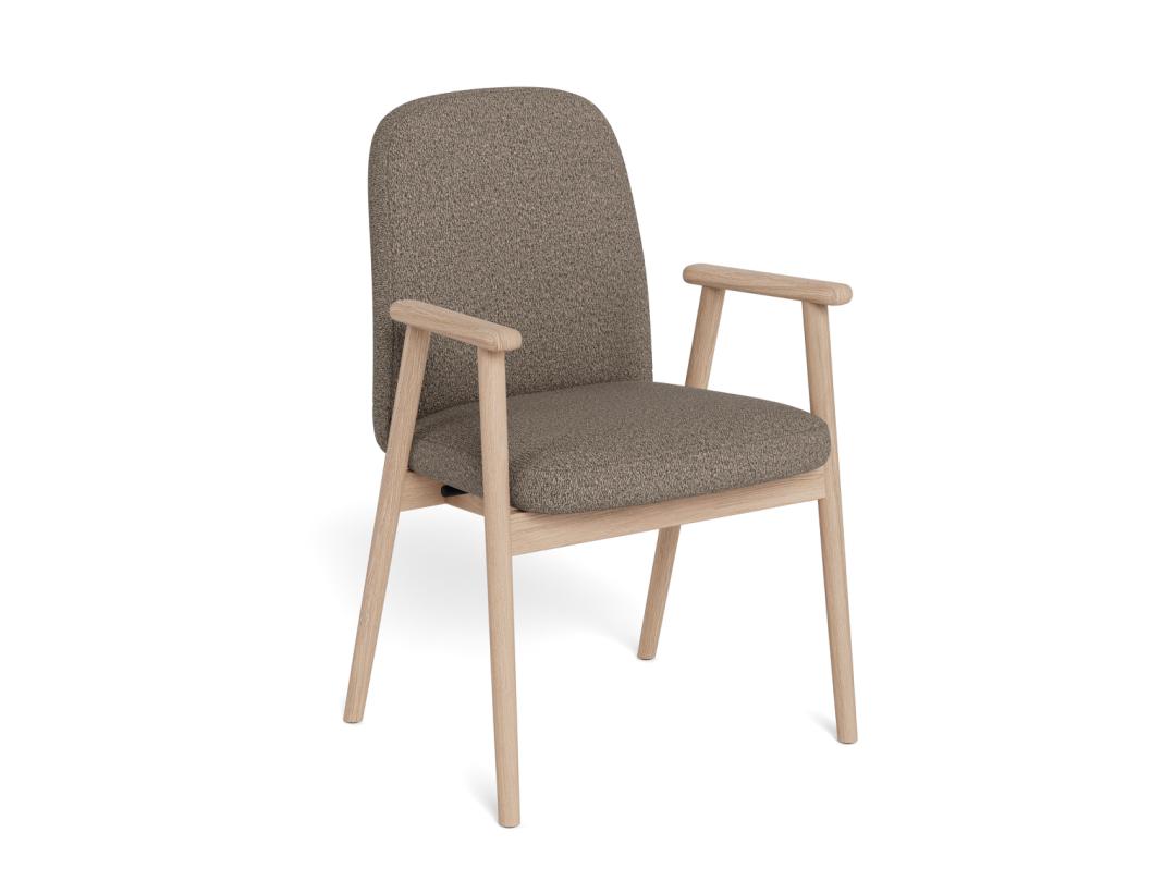 Sedia da pranzo con braccioli Calvin-8