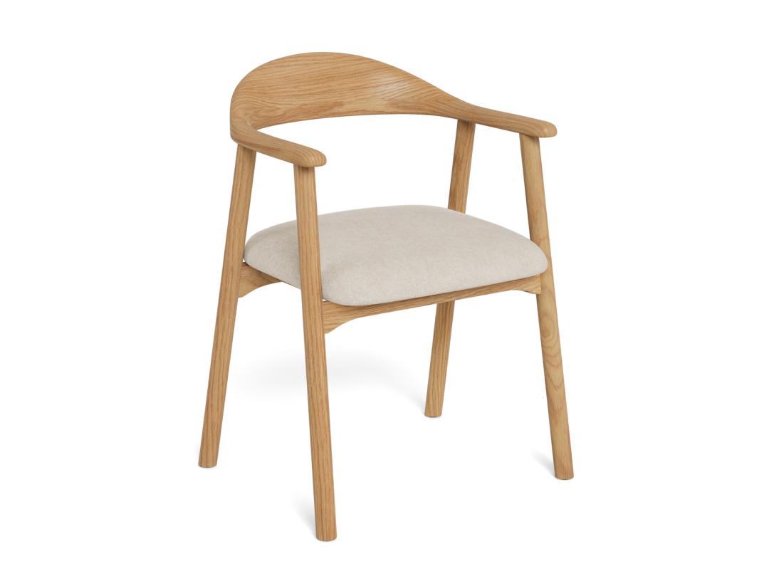 Sedia da pranzo con braccioli Addi-12