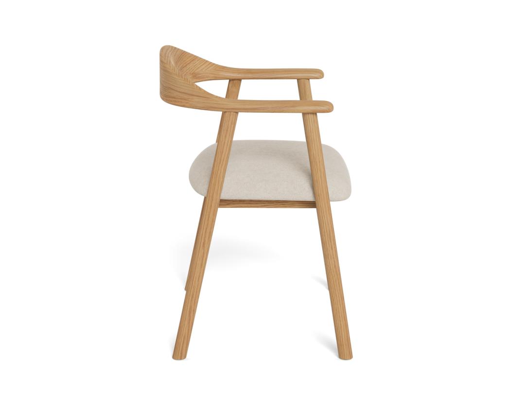 Sedia da pranzo schienale legno Addi-3