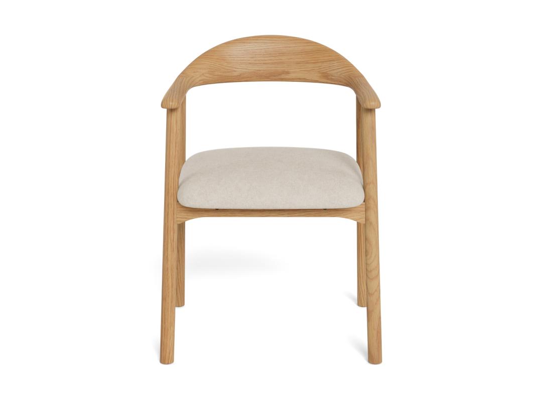 Sedia da pranzo schienale legno Addi-2