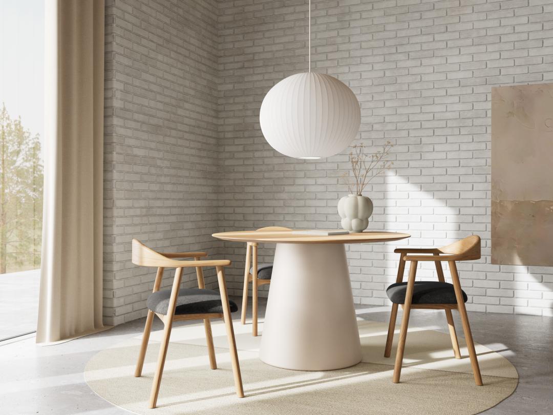 Sedia da pranzo schienale legno Addi-2