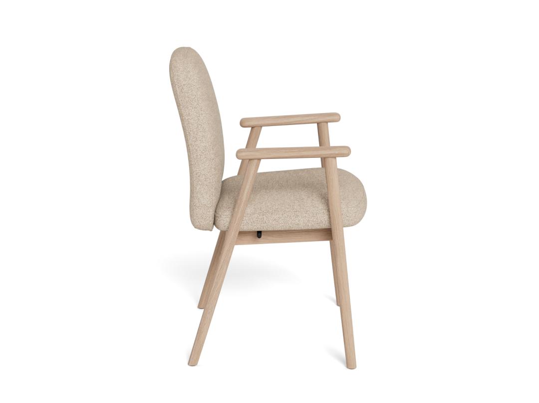 Sedia da pranzo con braccioli Calvin-3