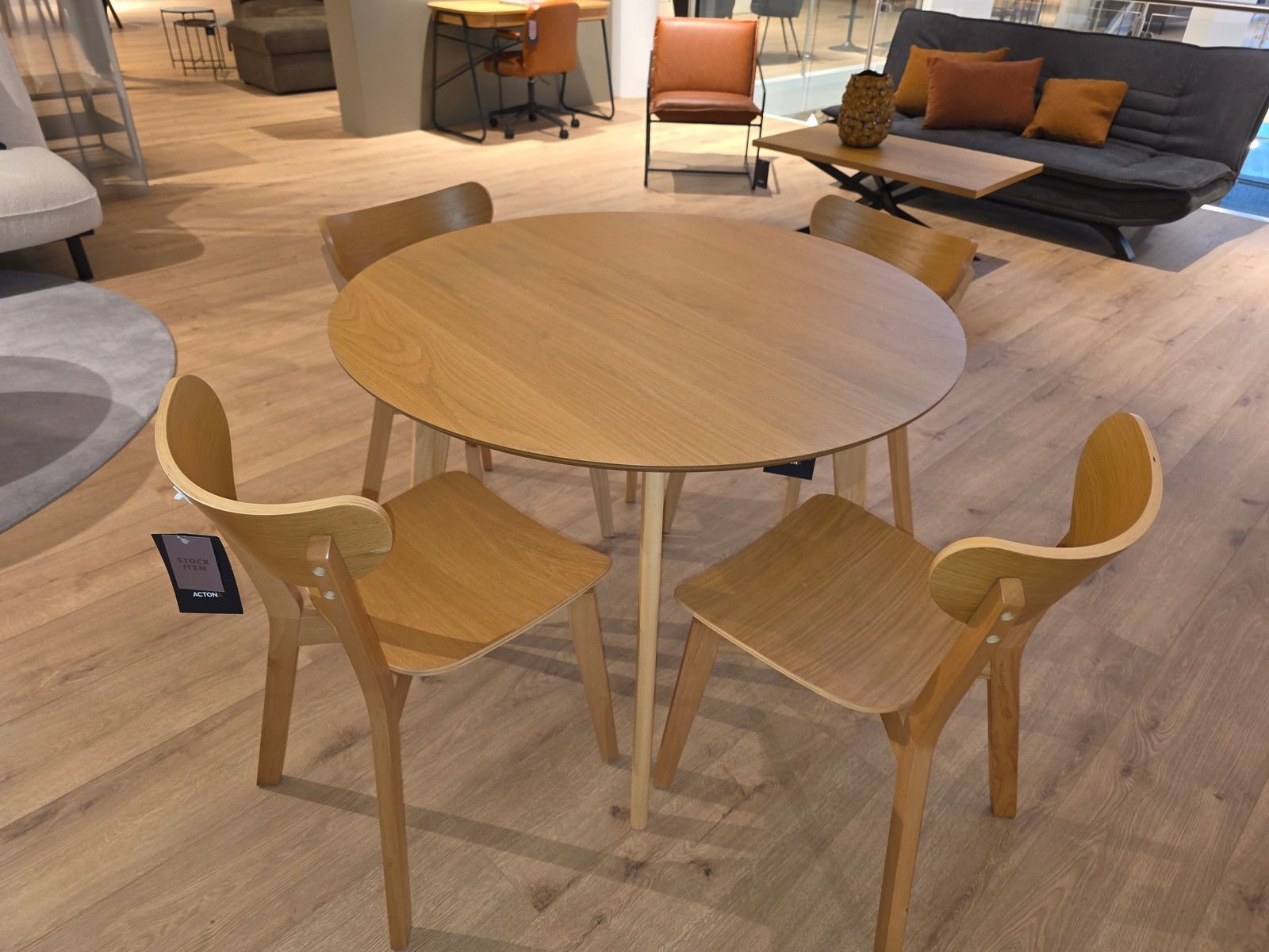 Tavolo da pranzo Roxby tondo 105-1