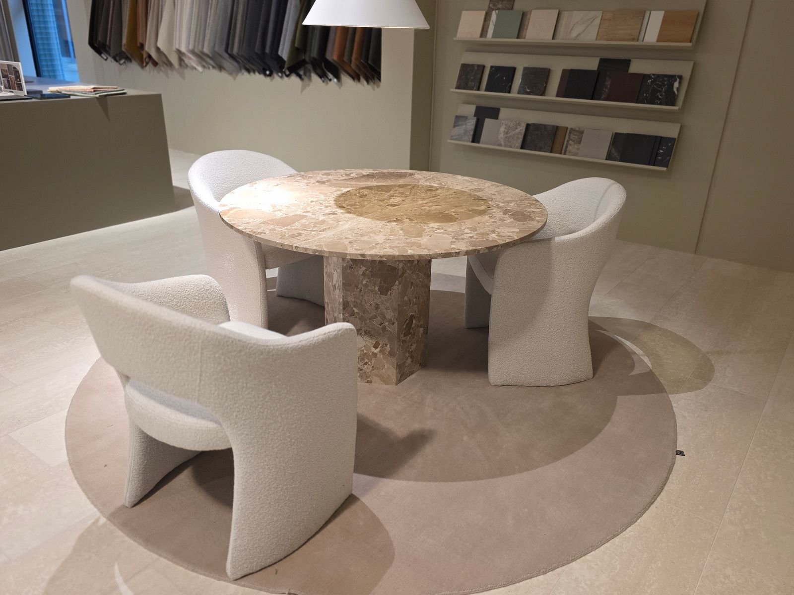 Tavolo da pranzo Naxos tondo 130-2