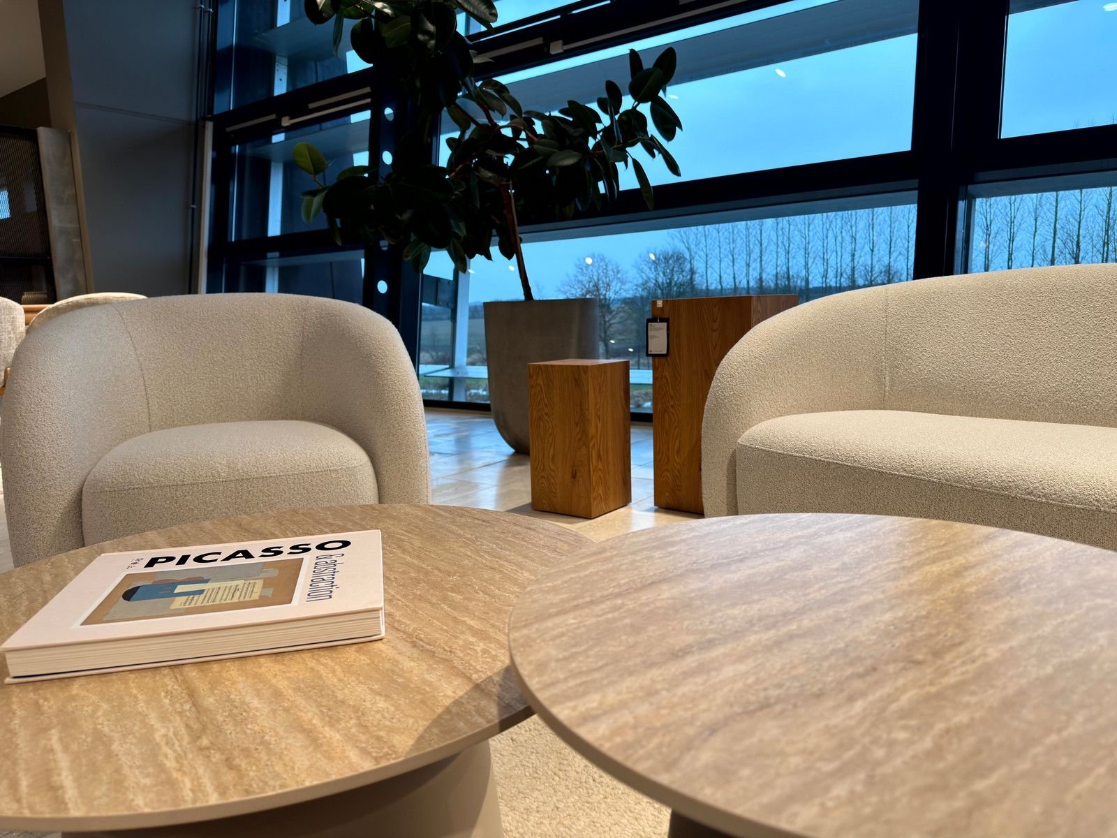 Tavolino da caffè Santorini tondo 45-1