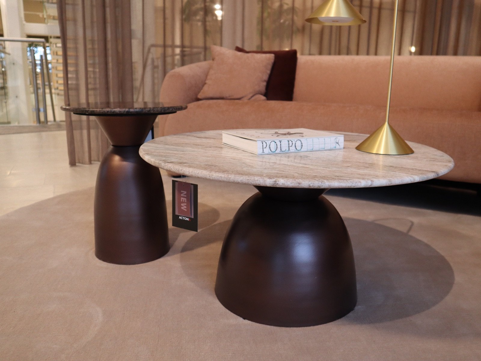 Tavolino da caffè Ferrol tondo 40-1