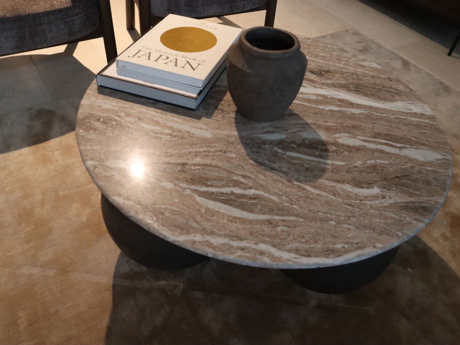 Tavolino da caffè Konya tondo 95-3