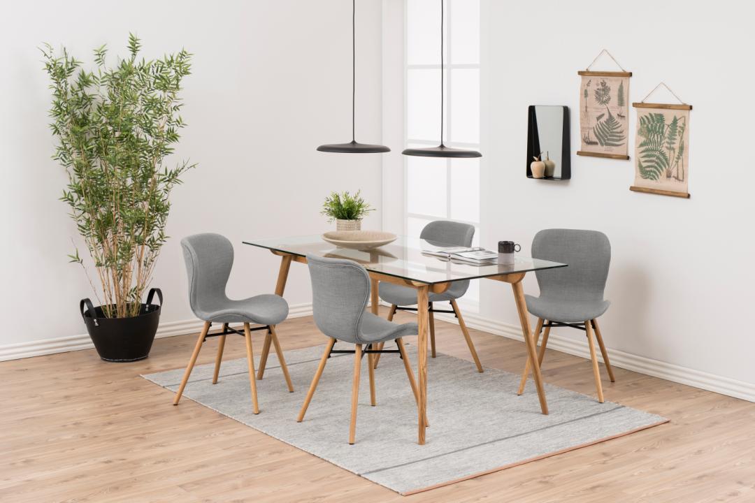 Sedia da pranzo Batilda - A1 - Gambe Legno naturale