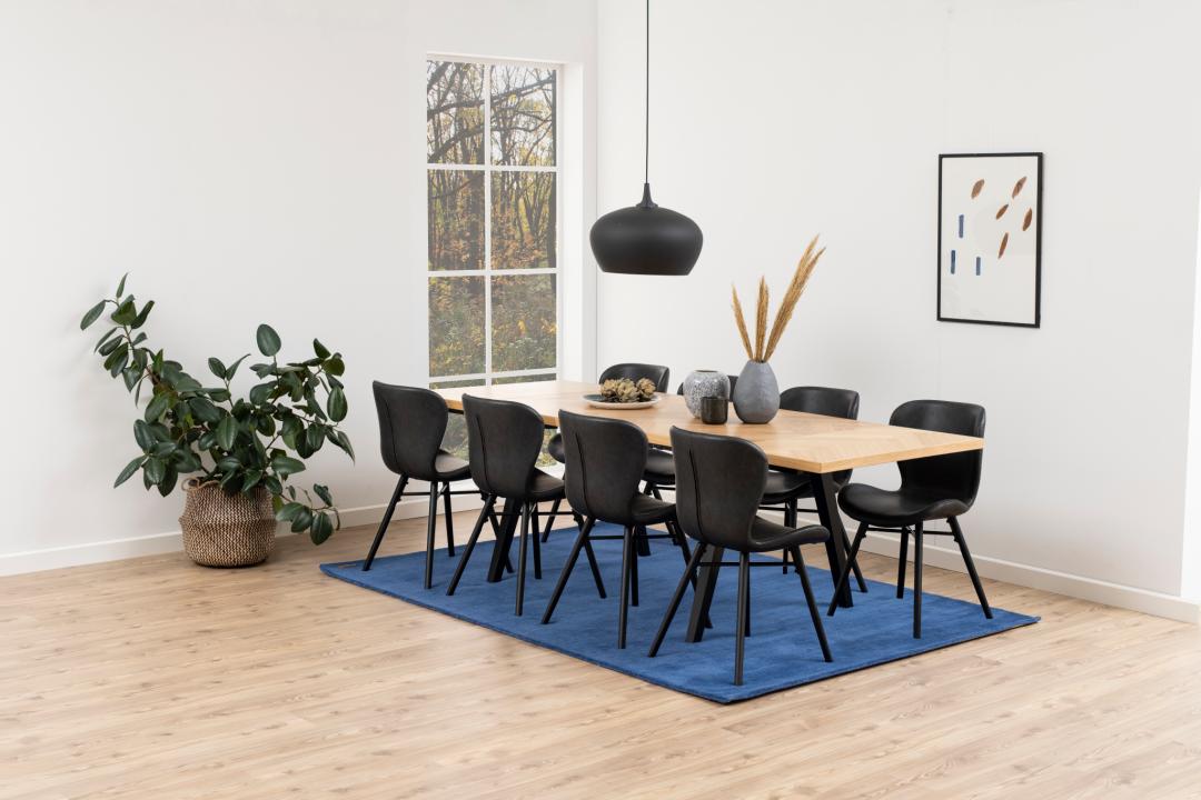 Sedia da pranzo Batilda - A1 - Gambe Verniciato Nero