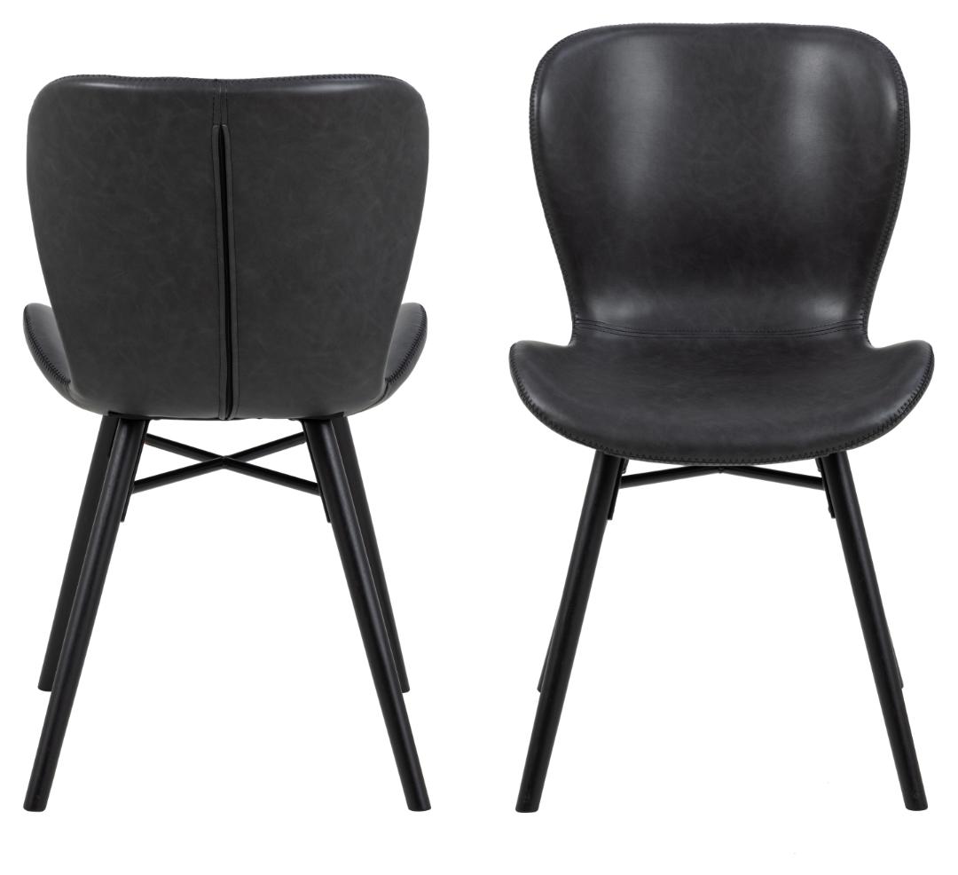 Sedia da pranzo Batilda - A1 - Gambe Verniciato Nero-6
