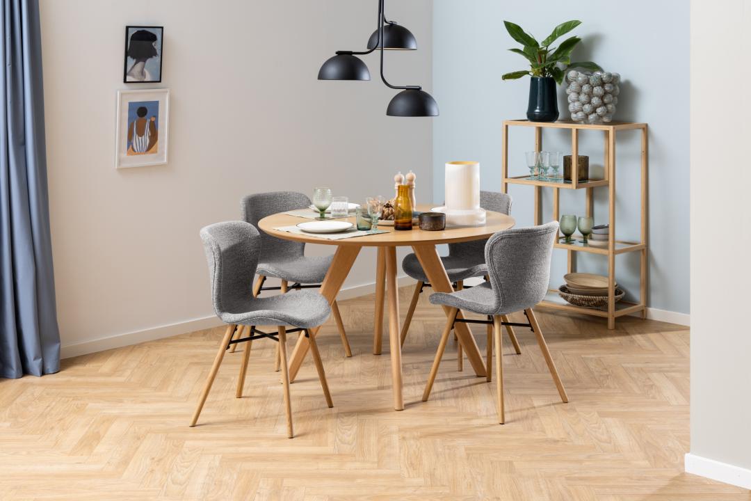 Sedia da pranzo Batilda - A1 - Gambe Legno naturale-3