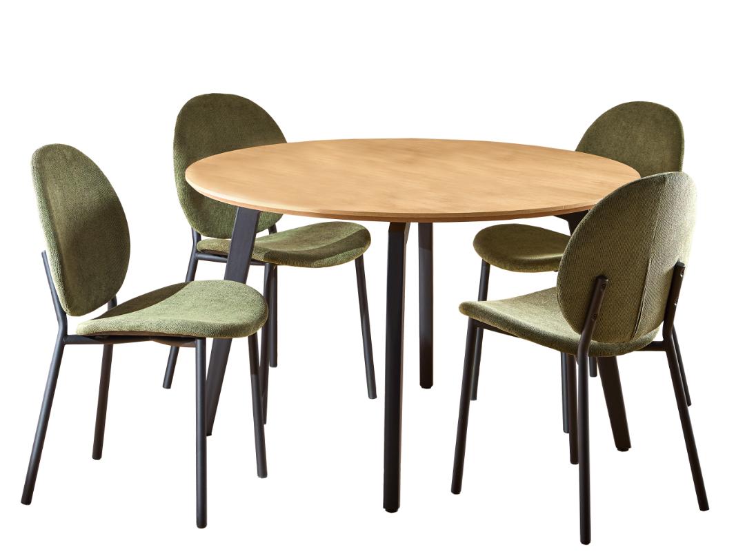 Tavolo da pranzo Cadiz tondo 120-8