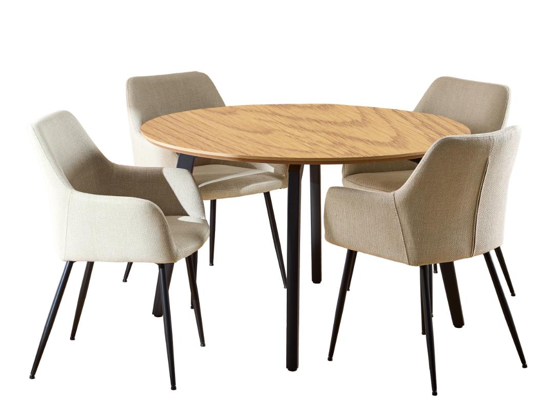 Tavolo da pranzo Cadiz tondo 120-7