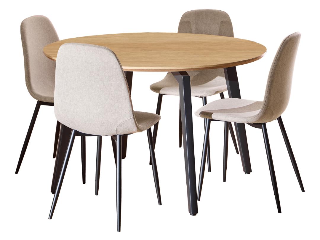 Tavolo da pranzo Cadiz tondo 120-6