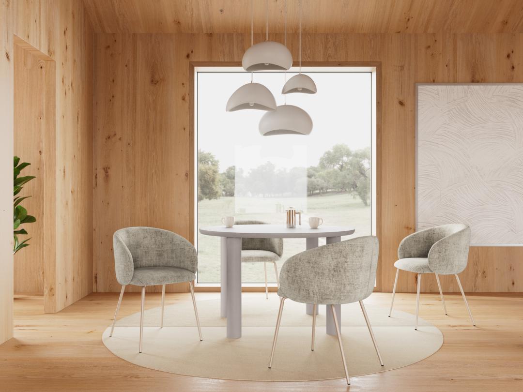 Tavolo da pranzo Magee tondo 120-3