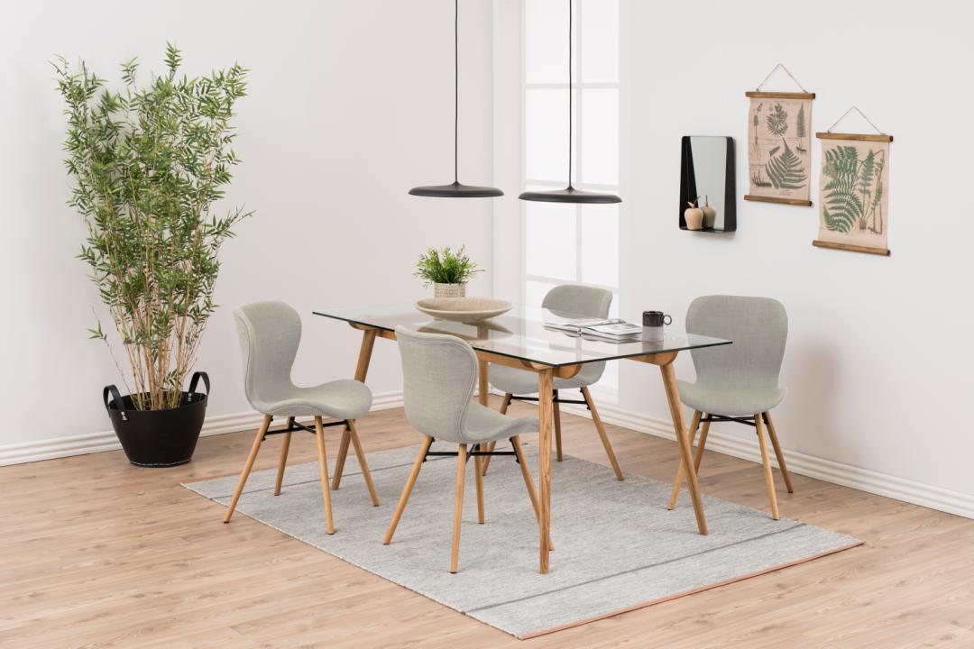 Sedia da pranzo Batilda - A1 - Gambe Legno naturale
