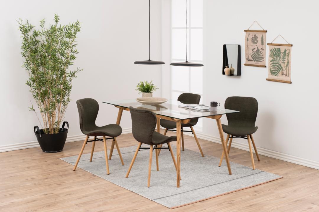 Sedia da pranzo Batilda - A1 - Gambe Legno naturale-2