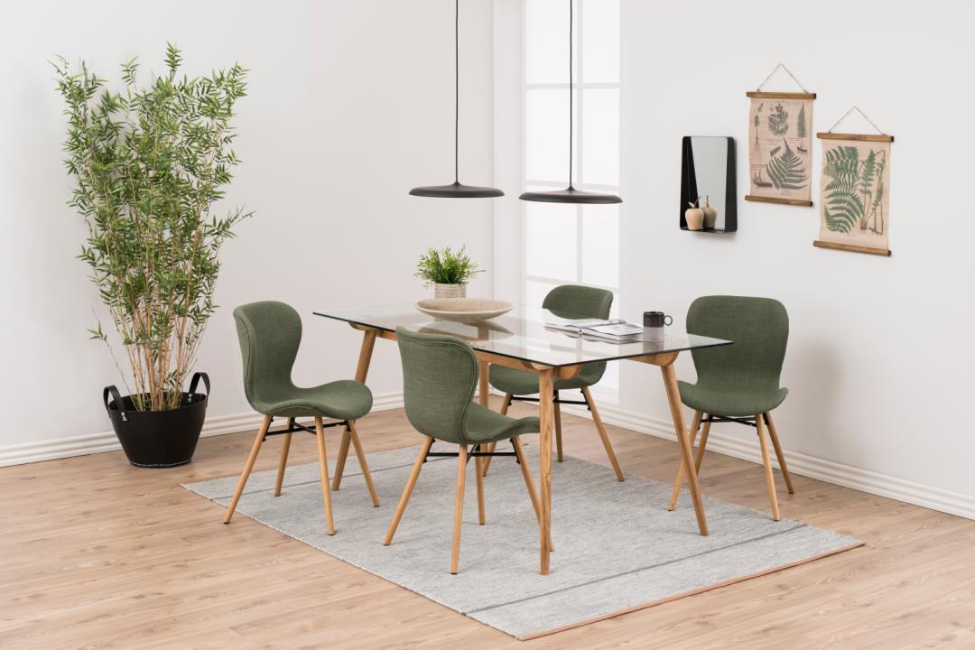 Sedia da pranzo Batilda - A1 - Gambe Legno naturale