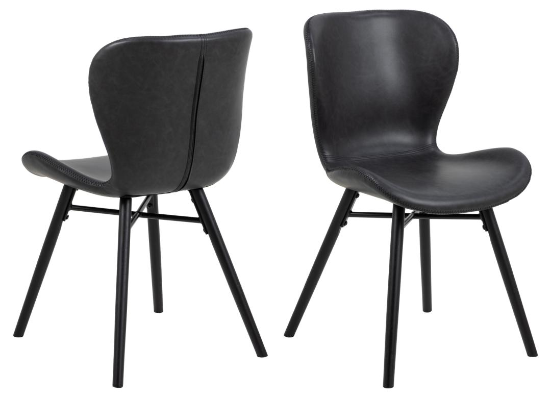 Sedia da pranzo Batilda - A1 - Gambe Verniciato Nero-8