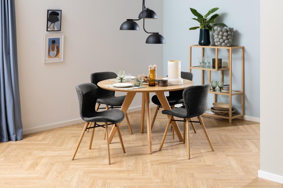 Sedia da pranzo Batilda - A1 - Gambe Legno naturale-3