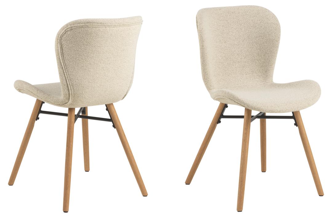 Sedia da pranzo Batilda - A1 - Gambe Legno naturale-9