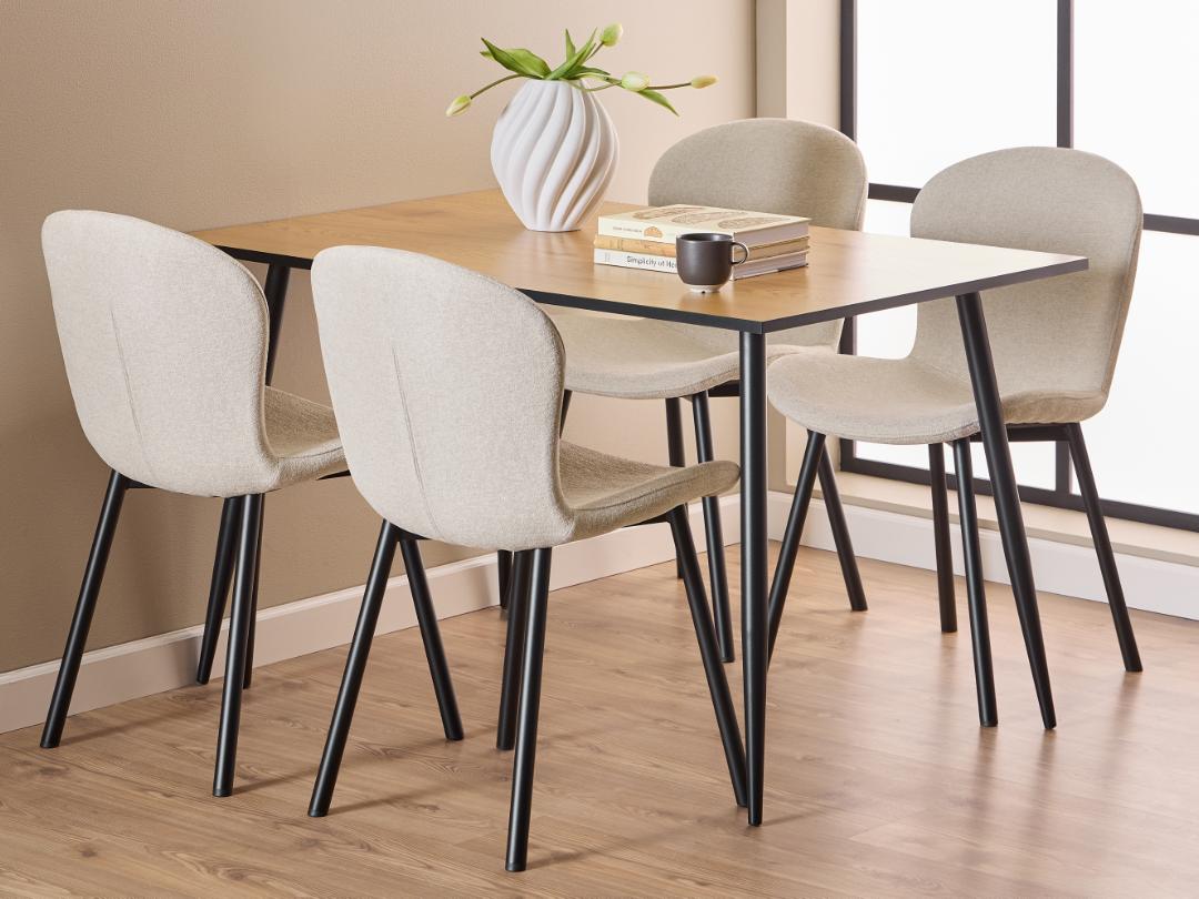 Set Tavolo da pranzo Wilma 120x80-4
