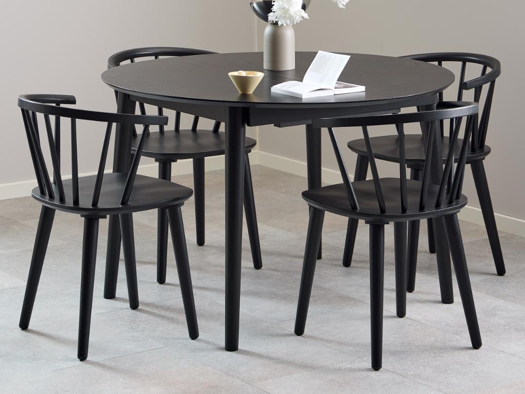 Set tavolo Montreux 115 con 4 Sedie