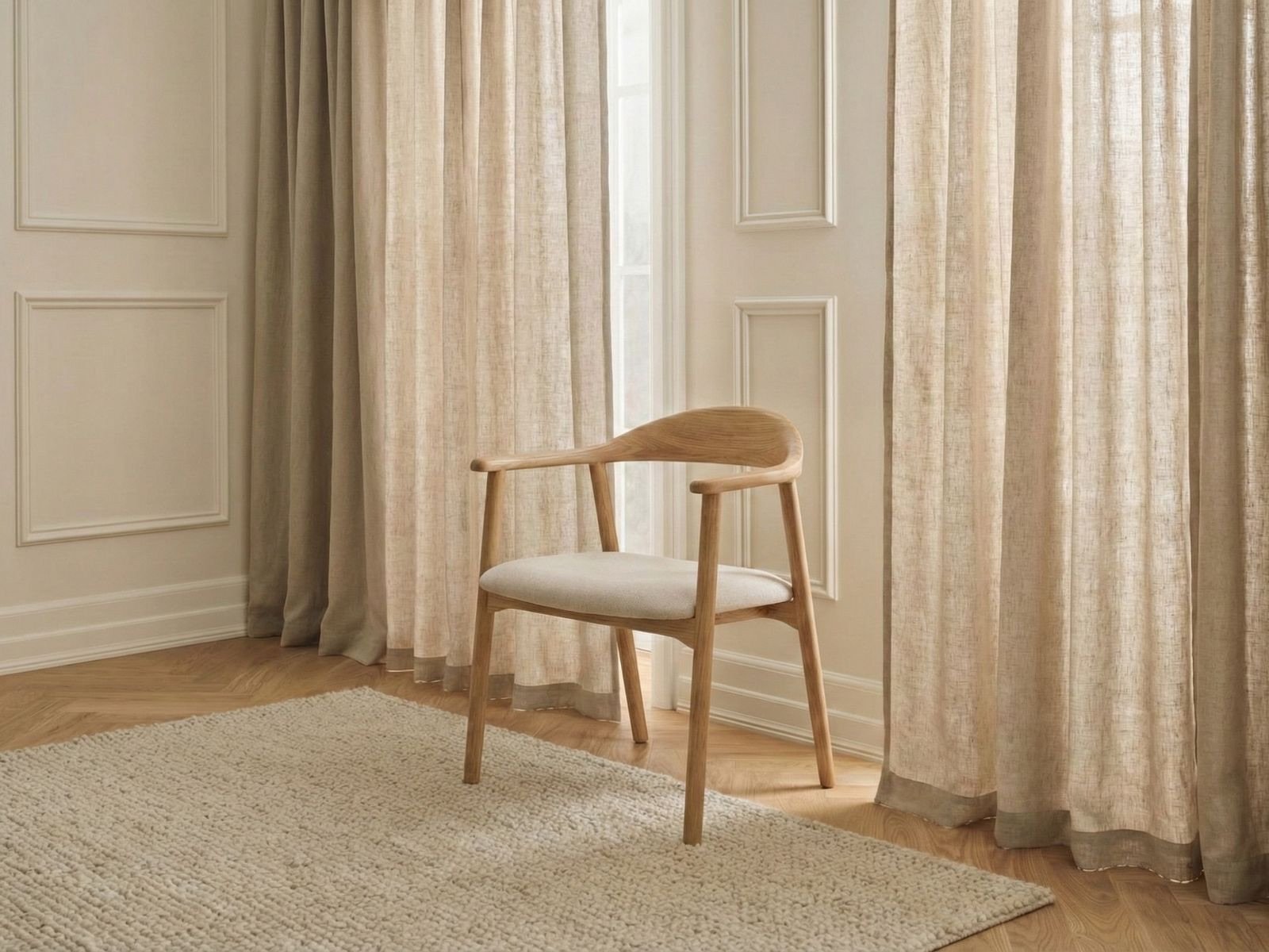 Sedia da pranzo schienale legno Addi-5