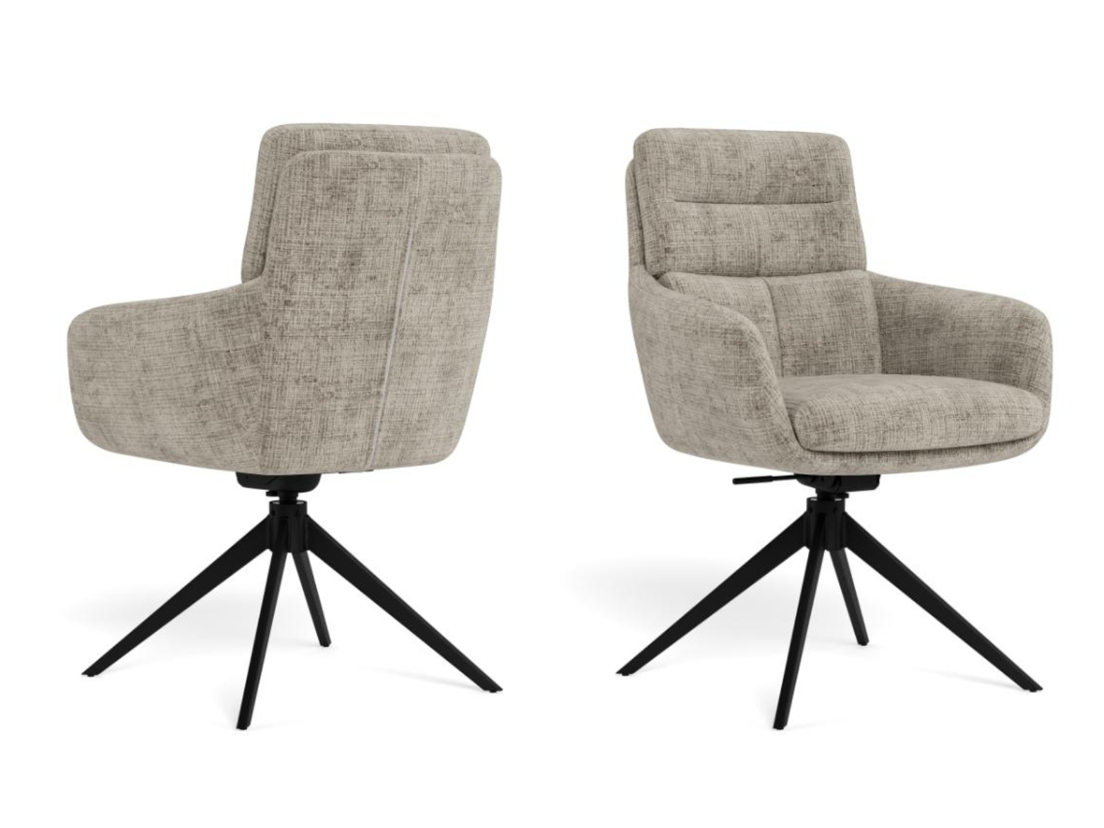 Sedia da pranzo con bracciolo Roger-1