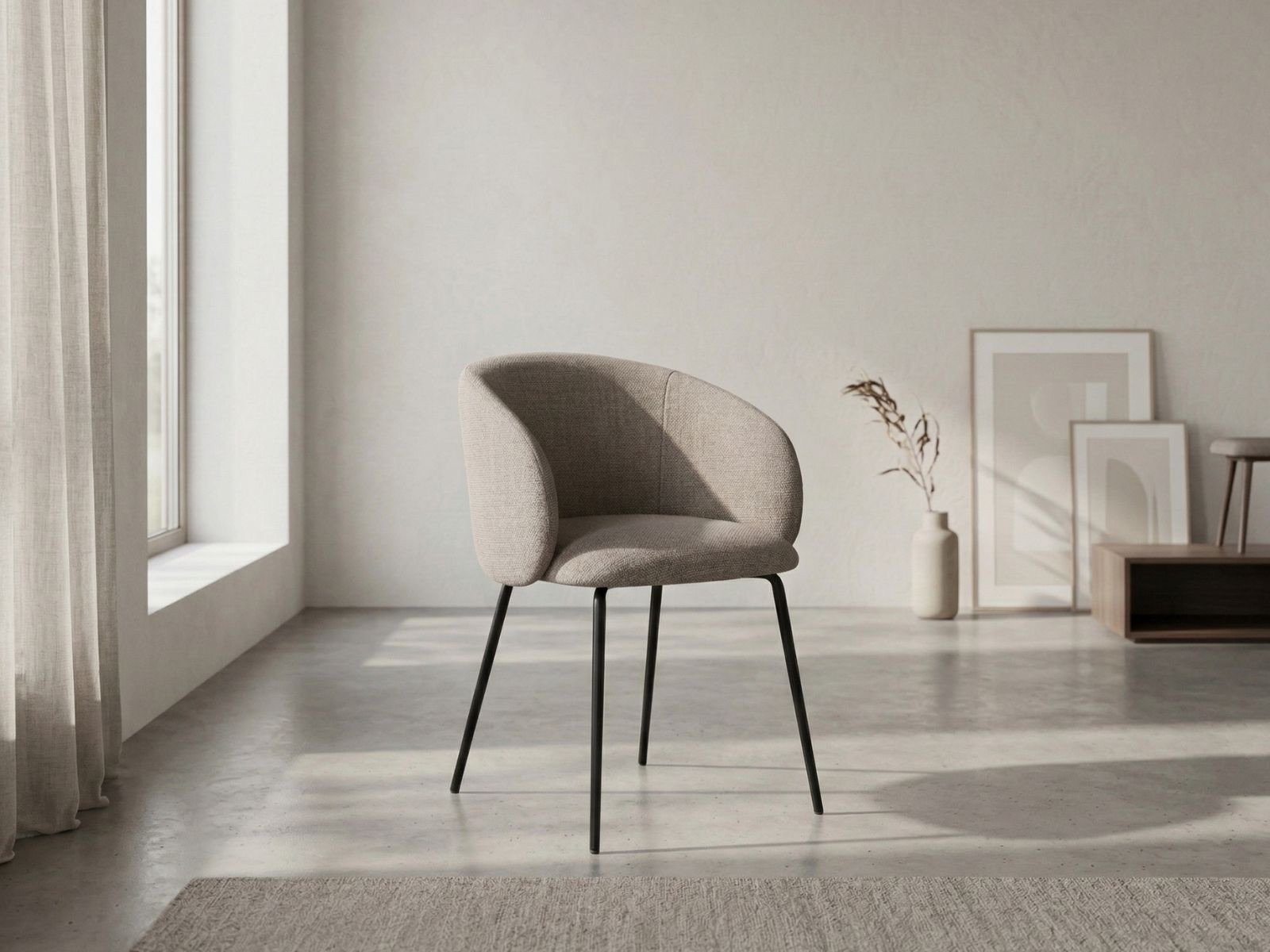 Sedia da pranzo con bracciolo Eleanor-7