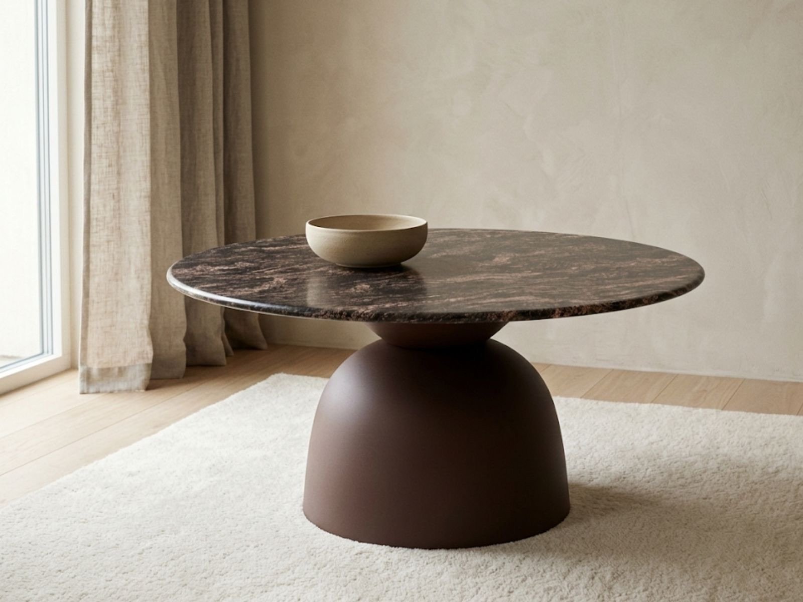 Tavolino da caffè Ferrol tondo 80-4