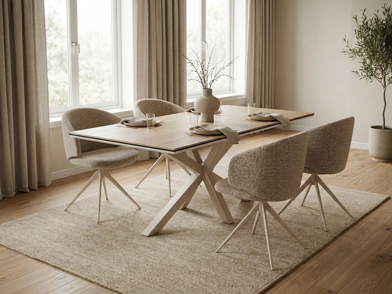 Tavolo da pranzo Heaven 160-1