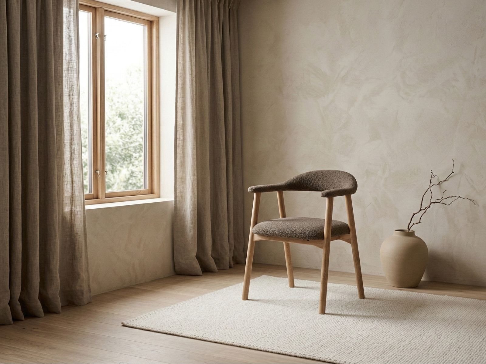 Sedia da pranzo con braccioli Addi-4