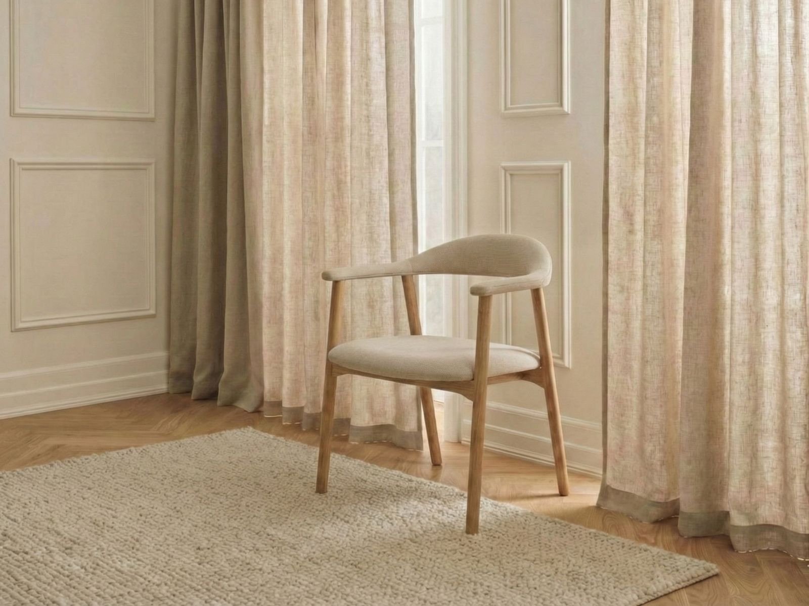 Sedia da pranzo con braccioli Addi-1